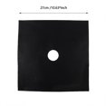 thumbnail image 4 of Mavis Laven Gas Stove Protective Pad, 6 Pcs/Set Reusable Fiberglass Gas Stove Protector Kitchen Tool (Black), 4 of 8