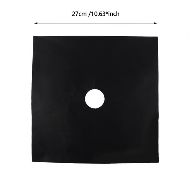 JUEGO DE 6 UDS. De los protectores reutilizables de fibra de vidrio para estufa de gas, alfombrilla protectora, Herramienta de cocina para seguridad en la cocina
