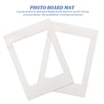 thumbnail image 3 of SEWCHICS 30Pcs White Photo Board Mat Premium Picture Frame Supply for Graduation and Travel Photos, 3 of 6