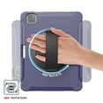 thumbnail image 5 of Dteck For Apple iPad Pro 11" 2018/Pro 11 2nd Generation (2020 Released),Shockproof Three-Layer Heavy Duty Protector Rubber Hybrid Hard Kickstand Case Built-in Screen Protector 11 inches,Darkblue, 5 of 7