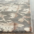 thumbnail image 3 of Safavieh Dip Dye Kayla Distressed Wool Area Rug, Gray/Beige, 7' x 7' Square, 3 of 7
