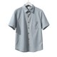 thumbnail image 5 of pstuiky camisetas para hombre, Top deportivo plisado de verano para hombre, informal, de color liso, de manga corta, con media cremallera y cuello alto camisetas de hombre l, 5 of 8