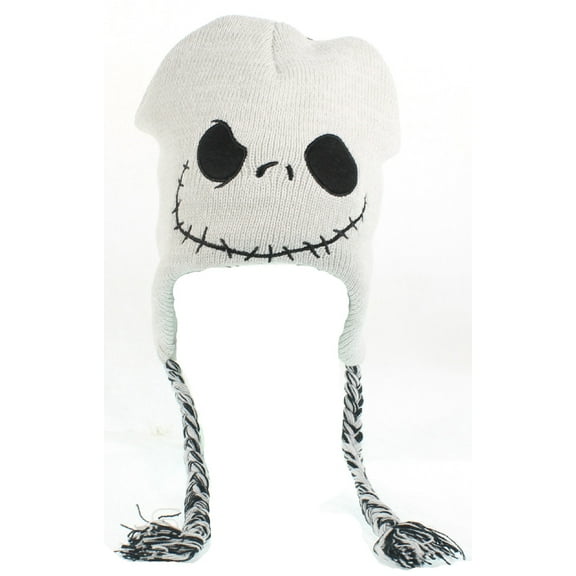 JACK SKELLINGTON - White - PERUVIAN KNITTED BEANIE