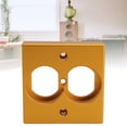 thumbnail image 1 of HIFI Speaker Terminal Panel, Professional 86 Type Aluminum Alloy Wall Mounted HIFI Speaker Power Receptacle Speaker Accessories with 3 Screws, Perforated Installation, 1 of 7