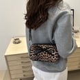 thumbnail image 3 of Bolso Hombro Mujeres Leopardo Impreso Pu Cruzado Pequeño (), 3 of 9
