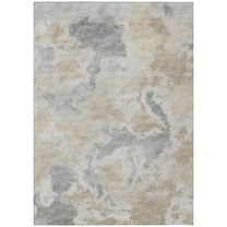 Addison Rugs Indoor/ Outdoor Accord Modern Polyester Washable Rug New 5' x 7'6" - Beige