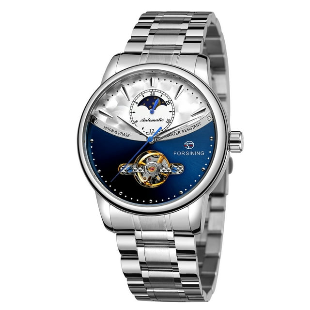 Men's Watch Mechanical Automatic Self-Winding Watch for Men Classic Fashion Skeleton Dial Design Wrist Watch