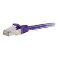 thumbnail image 3 of C2G 7ft Cat6 Snagless Shielded (STP) Ethernet Cable - Cat6 Network Patch Cable - PoE - Purple - Patch cable - RJ-45 (M) to RJ-45 (M) - 7 ft - screened shielded twisted pair (SSTP) - CAT 6 - molded, snagless, stranded - purple, 3 of 5