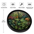 thumbnail image 3 of Tropical Plants 9.8 Inches Wall Clock, Silent Non-Ticking Round Digital Clock, Battery Operated, Easy to Read, Suitable for Bedroom Living Room Kitchen Bathroom Decoration, 3 of 6