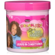 African Pride Dream Kids Olive Miracle Hair Leave In Conditioner 15 Oz., Pack of 3