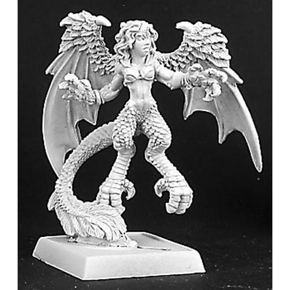 Reaper Miniatures Harpy, Reven Adept #14216 Reven Unpainted RPG D&D Mini Figure