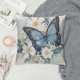 thumbnail image 2 of Butterfly Throw Pillow Covers Decorative  Pillow CasesSquare Cushion Cover for Couch Sofa Bedroom Patio, 2 of 5