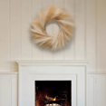 thumbnail image 2 of GUOOL Artificial Grass Wreath Bohemian Wall Hanging for All 60cm Reed Garland Pampas Beige brown, 2 of 8