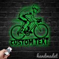 thumbnail image 4 of Handmadetneonsign Cycling Bike Metal Wall Art, Biker Metal Sign Wall Decor, Bicycle Metal Wall Decor, 4 of 5