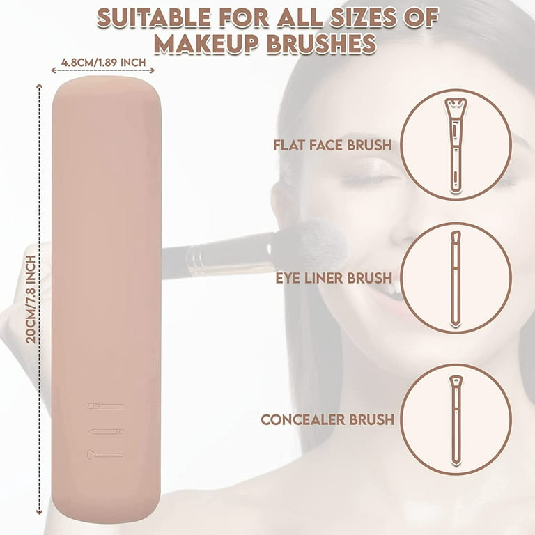 Cosmeda Silicone Makeup Brush Holder With Magnetic Closure