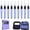 Purple, variant on Colorful 9-Piece Lighted Crochet Hook Set With Storage Case 2.5mm-6.5mm