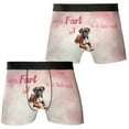 thumbnail image 3 of Every Fart is Love Note Boxer Guilty Face Happy Valentine's All Over Print Boxer Briefs Underwear for Men Dad Boxers Dog Lover Gifts Idea - 01016, 3 of 6
