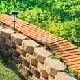 thumbnail image 2 of Gymax 8 FT Roll-out Wood Pathway 22'' Width Patio Path Straight Weather-Resist, 2 of 10