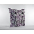 thumbnail image 3 of 18â€ Lavender Black Fall Leaves Indoor Outdoor Throw Pillow, 3 of 3