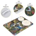 thumbnail image 4 of House Squirrels Flower Dish Drying Mat 16x18 Absorbent Microfiber Draining Rack Pad for Kitchen Counter Sink, 4 of 8