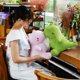 thumbnail image 3 of Cute Dinosaur Plush Toys, Fat Dinosaur Stuffed Animals Toys Dolls, Soft Plush Stuffed Animal Dino Plushie, Birthday Gifts Green 12 inch, 3 of 4