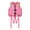 Pink, variant on Toddler Girls Swimsuits Cartoon Print Breathable Lightweight Learn Swimming Vest Life Jacket Swimwears Sportwear,Blue,2-8 Years