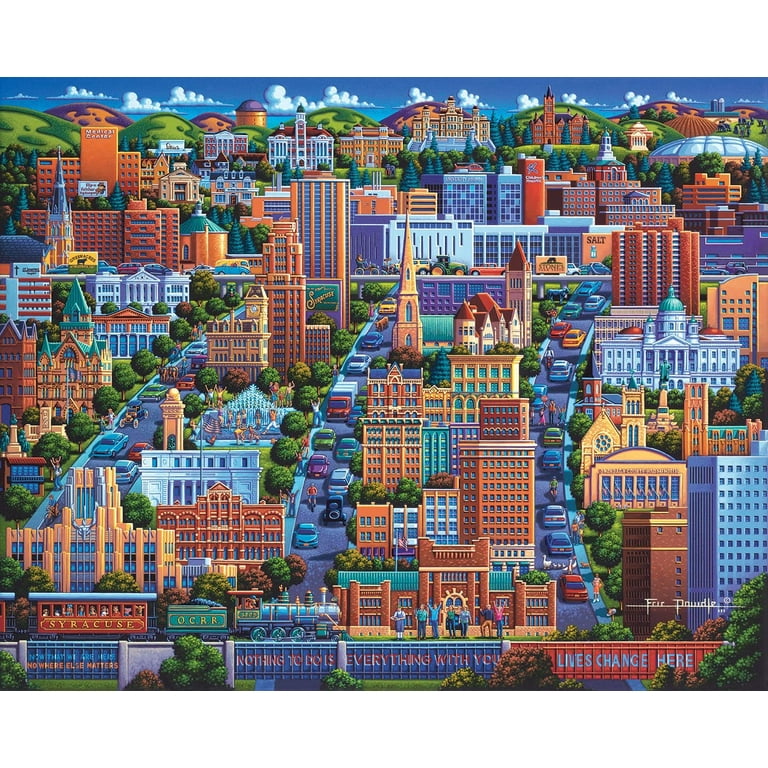 Dowdle Jigsaw Puzzle - EC36 Syracuse - 1000 Piece