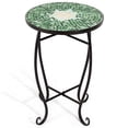 thumbnail image 4 of Costway Accent Style Steel Table Plant Stand Rack Scheme Garden Outdoor Indoor Green, 4 of 10