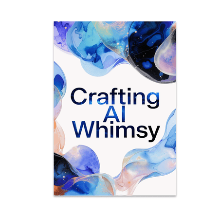 Crafting AI Whimsy - AI Art Enthusiast - 13x19 Poster Print