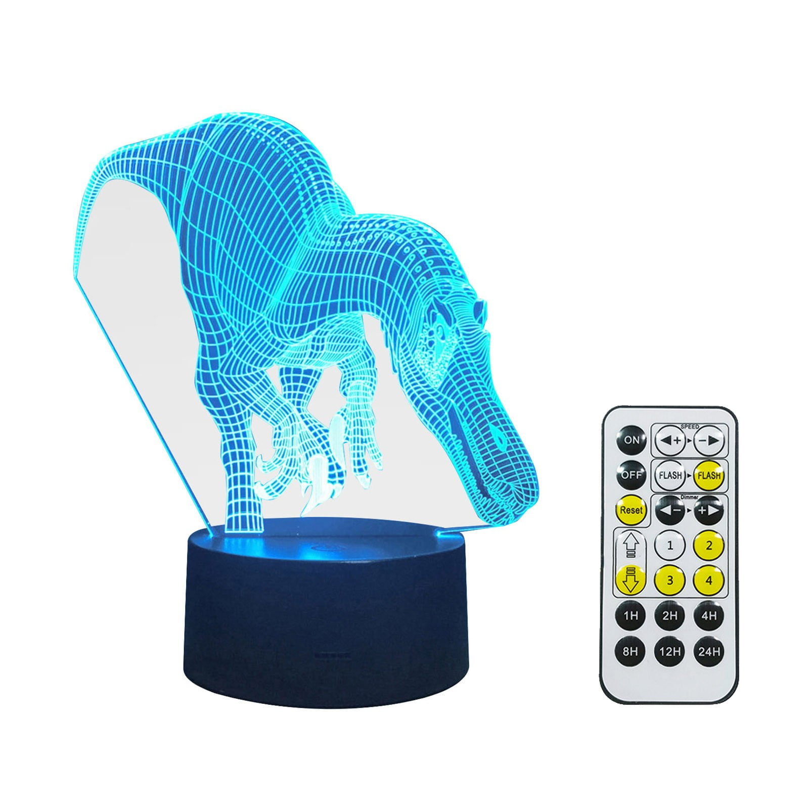 Horse 3D Night Light 16 Colors Change Touch and Remote Control LED Table Desk Lamp with USB Decorative Remote for Boys Girls Bedroom Birthday Gifts Winzwon 3D Optical Illusion Night Light 