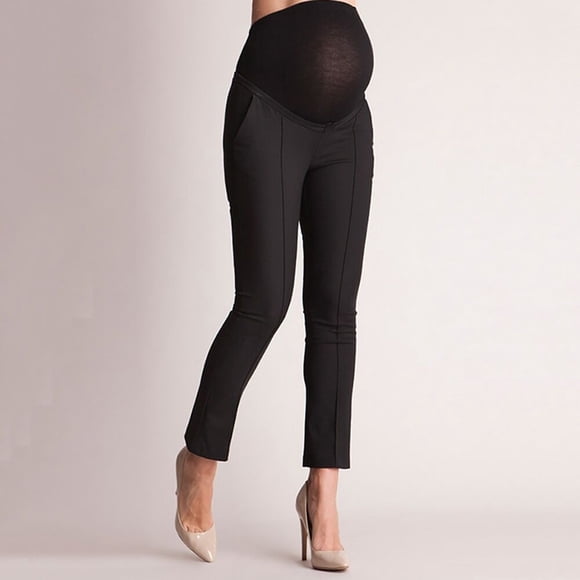 Aqestyerly Elastic Belly Protection Maternity Pregnant Leggings Pants Trousers Pencil Pants HWRETIE HWRETIE