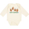 thumbnail image 3 of Inktastic Happy Hanukkah with Cute Dreidels Boys or Girls Long Sleeve Baby Bodysuit, 3 of 5
