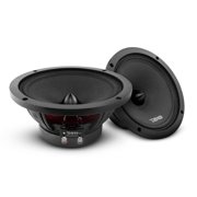DS18 PRO-ZXI8.4BM 8 Inches Car Audio Mid-Range Loudspeaker with Bullet 700 Watts 4-Ohm (1 Speaker) 8-Inch 4-Ohms