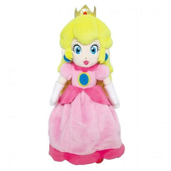 Super Mario Bros  10 in. Super Mario Brothers Princess Peach Plush Doll