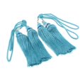 thumbnail image 1 of 2 piezas de lazo de cortina con flecos de colgante para cortina de Cuerda de lazo de 40 cm / 15,75 pulgadas Azul eléctrico perfecl Cortina Tieback borlas Fringe, 1 of 7