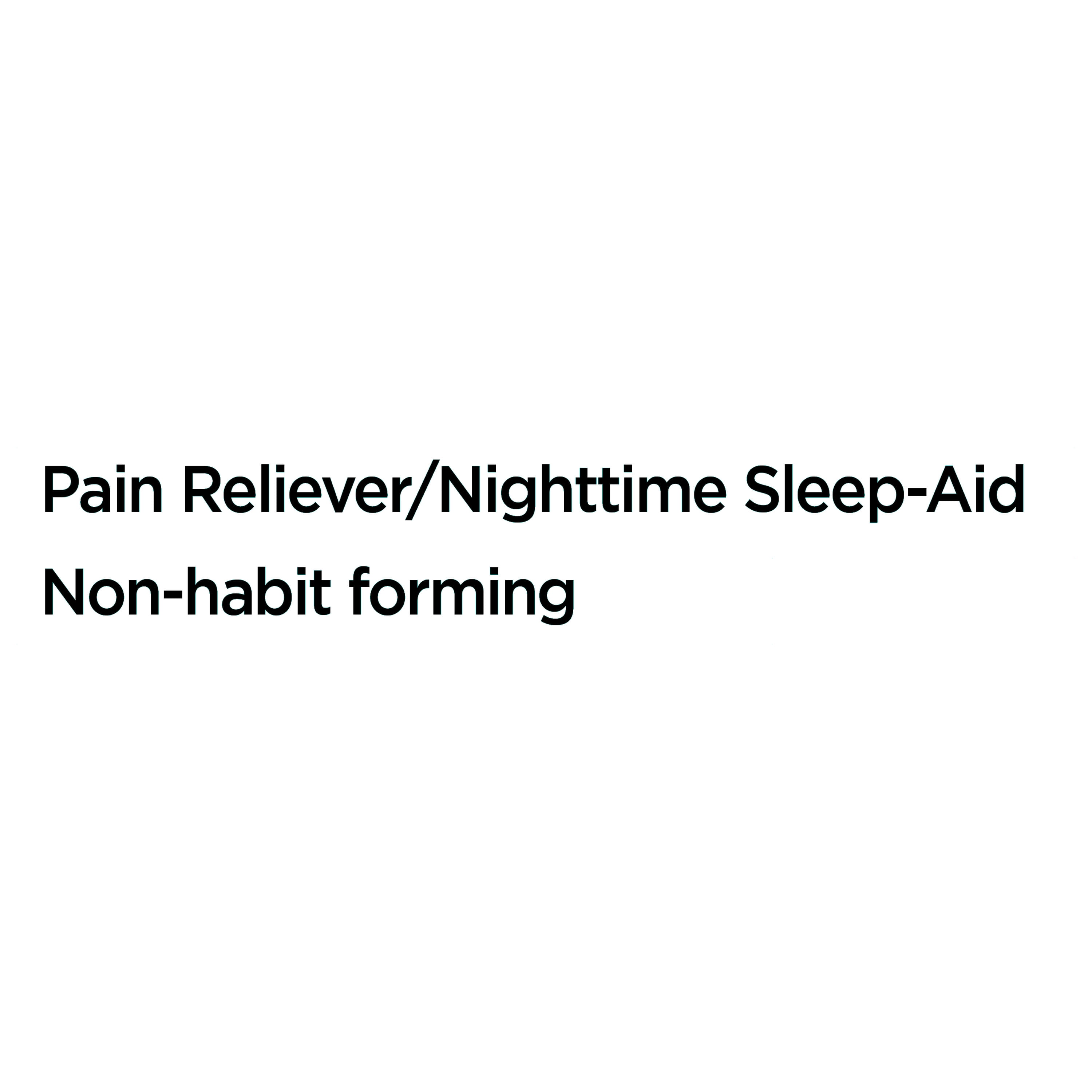 Equate Extra Strength Pain Reliever PM, Acetaminophen 500 mg & Diphenhydramine HCL 25 mg, 80 Gelcaps