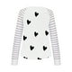 thumbnail image 5 of Puntoco moda mujer cuello en V cremallera manga larga estampado Casual camiseta blusa tops Puntoco Puntoco-2462, 5 of 8