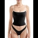 thumbnail image 2 of Camiseta Sin Mangas con Cuello Cuadrado para Mujer, Estilo Años Y2K, Básica para Salir de Verano. Negro XL, 2 of 10