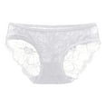 thumbnail image 4 of Panties for Women,Lace Underwear Comfortable Everyday Hipster Panties with Stylish Design for All Seasons,Womens Underwear,White,L, 4 of 4