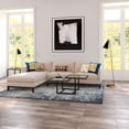 thumbnail image 5 of Henn&Hart 11" Brushed Brass/Matte Black Metal Floor Lamp, 5 of 9