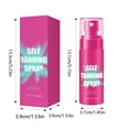thumbnail image 4 of BKER Sunless Tanning Spray For Natural Looking Glow Personal Skin Care Mist With Hydrating Formula 80ml, 4 of 7