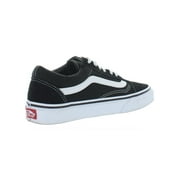Vans Womens Old Skool Canvas Low Top Skate Shoes B/W 8 Medium (B,M)