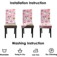 thumbnail image 6 of Halloween Chair Covers Set of 4, Cute Pumpkin Ghost Dining Chair Protectors, Pink Elastic Removable Washable Boo Dining Chair Covers, Suitable for Halloween Kitchen Restaurant Holiday Decor, 6 of 6