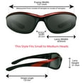 thumbnail image 2 of Bikershades Motorcycle Sunglasse Padded for Men and Women. Wraparound Wind and Dust Resistant Frame., 2 of 4