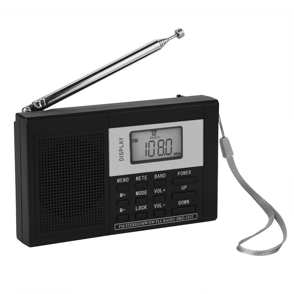 WALFRONT Portable Mini FM Radio DC 5V ABS High Sensitivity