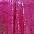 thumbnail image 2 of BalsaCircle 60" x 126" Rectangular Sequin Tablecloth Fuchsia, 2 of 7