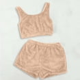 thumbnail image 1 of MKLEKYY Conjunto Casual De Dos Piezas Para Mujer, Camiseta Sin Mangas Y Pantalones Cortos De Color Liso, Ropa De Dormir Cómoda Y Ropa De Estar Por Casa., 1 of 3