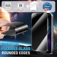 thumbnail image 4 of Protector de pantalla TEMPRTEK para iPhone 17 Pro y 17 Privacy, paquete de 2, 4 of 8