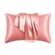 thumbnail image 2 of Funda de almohada de satén para cabello y piel, juego de 2 fundas de almohada de tamaño estándar y paquete de 2 fundas de almohada de satén suave (50,8 x 76,2 cm), 2 of 7