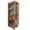 Carbonized Black, variant on 5x12.5 Wood Shadow Box Frame Glass Door Display Case with Linen Back and 6 Stick Pins,1.5 inches Interior Depth,Ideal for Memorabilia Pictures Flowers Medals Tickets